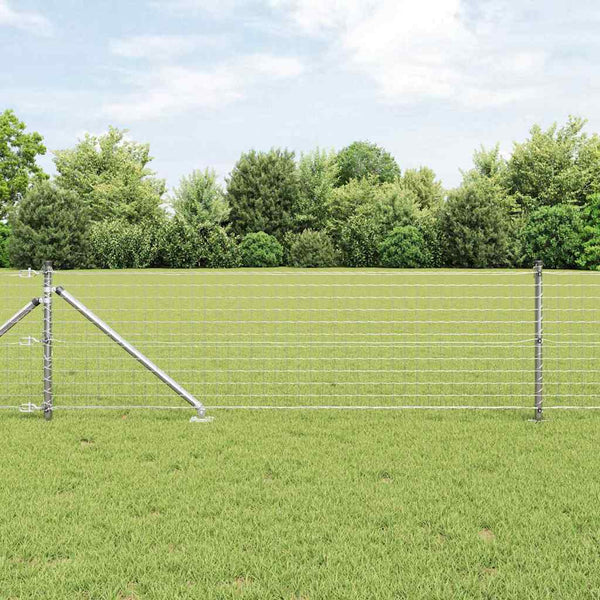 vidaXL Fence Posts 26 pcs Grey 3.2 x 3.2 x 105 cm