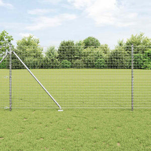 vidaXL Fence Posts 52 pcs Grey 3.2 x 3.2 x 205 cm