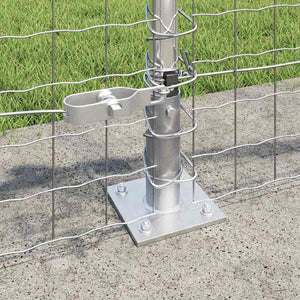 vidaXL Fence Posts 52 pcs Grey 3.2 x 3.2 x 50 cm