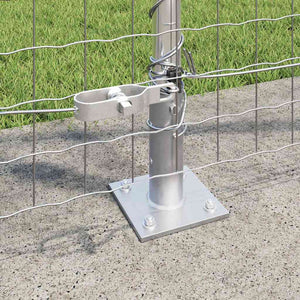 vidaXL Fence Posts 52 pcs Grey 3.2 x 3.2 x 130 cm