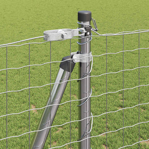 vidaXL Fence Posts 52 pcs Grey 3.2 x 3.2 x 130 cm