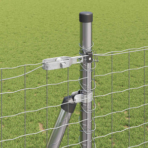 vidaXL Fence Posts 26 pcs Grey 3.2 x 3.2 x 170 cm