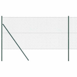 vidaXL Fence Post Green 10 x 1.2 m (40 x 40 mm Mesh Size)