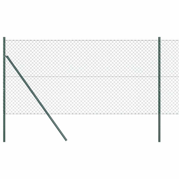 vidaXL Fence Post Green 10 x 1.2 m (40 x 40 mm Mesh Size)