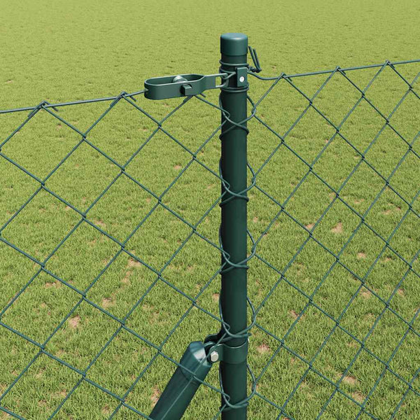 vidaXL Fence Post Green 10 x 1.6 m (60 x 60 mm Mesh Size)