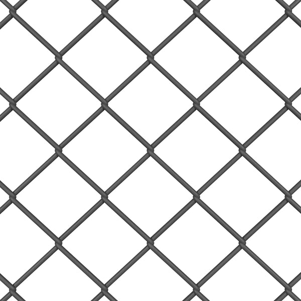 vidaXL Fence Post Grey 10 x 1.6 m (60 x 60 mm Mesh Size)