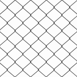 vidaXL Fence Post Grey 25 x 0.4 m (40 x 40 mm Mesh) Steel and PVC