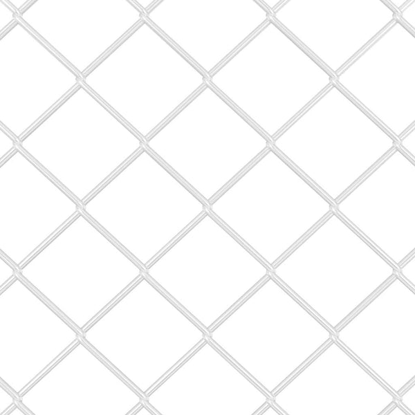 vidaXL Fence Post Silver 10 x 0.8 m (60 x 60 mm Mesh) Steel