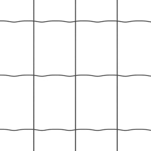 vidaXL Fence with Posts Grey 1.2 x 10 m Steel and PVC