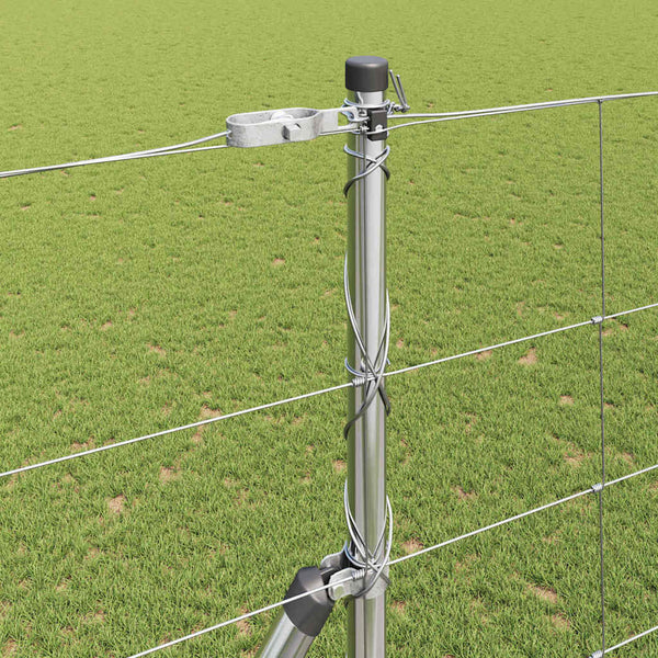 vidaXL Fence Post Galvanized 50 x 1.6 m Steel