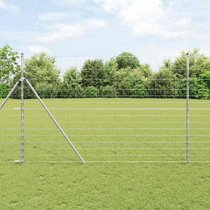 vidaXL Fence Post Galvanized 50 x 1.6 m Steel