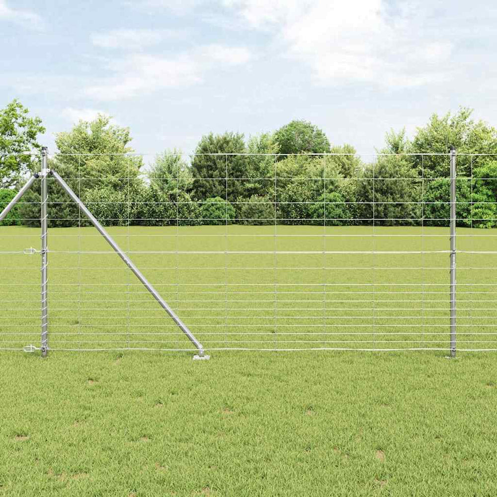 vidaXL Galvanized Fence Post 25 x 1.2 m Steel