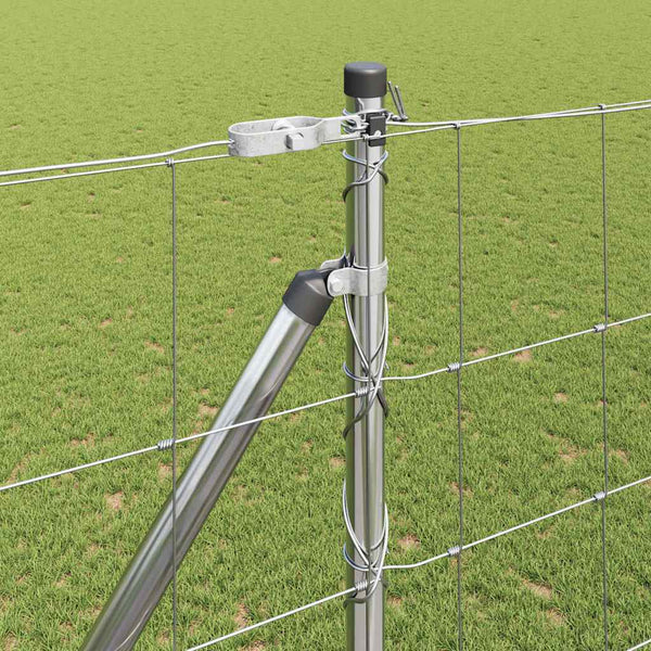vidaXL Galvanized Fence Post 25 x 1.6 m Steel