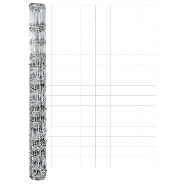 vidaXL Galvanized Fence Post 25 x 1.6 m Steel