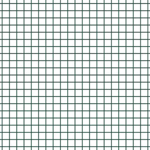 Grüner Zaunpfosten 50x0,4m Stahl PVC