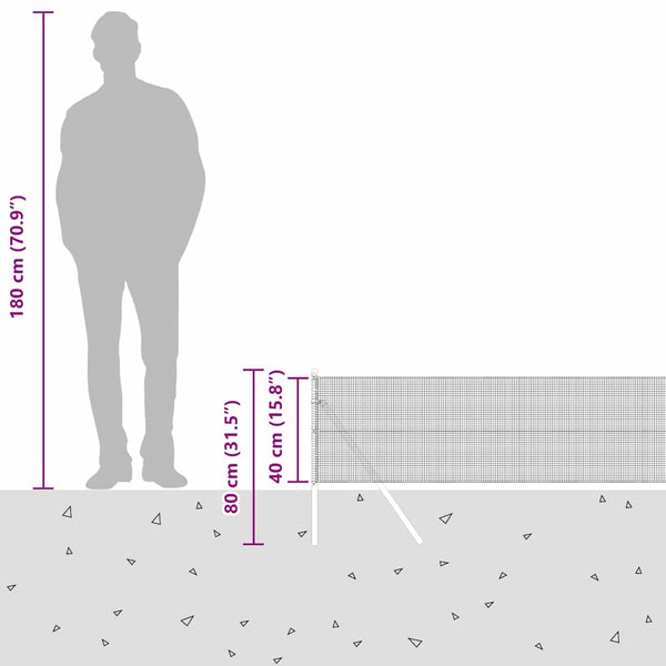 Grüner Zaunpfosten 50x0,4m Stahl PVC