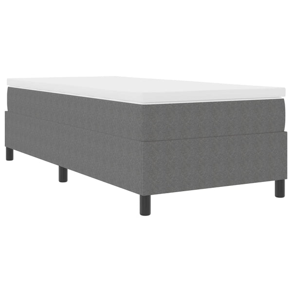 vidaXL Platform Bed Frame Light Grey 80 x 200 cm Corduroy