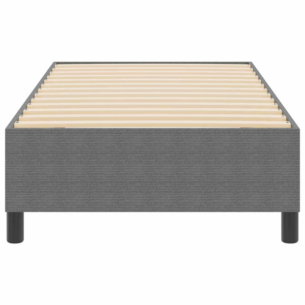 vidaXL Platform Bed Frame Light Grey 80 x 200 cm Corduroy