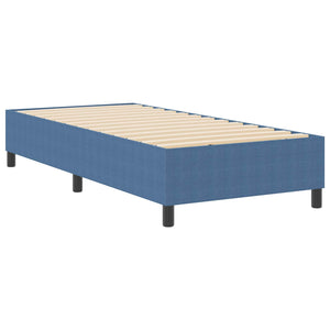 Bettgestell Blau 90x200 cm Cordstoff