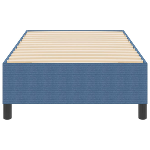 Bettgestell Blau 90x200 cm Cordstoff