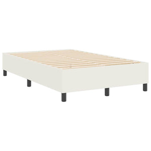 Creme Cord Plattformbett 120x190 cm