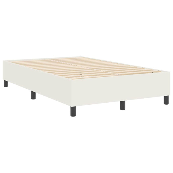Creme Cord Plattformbett 120x190 cm