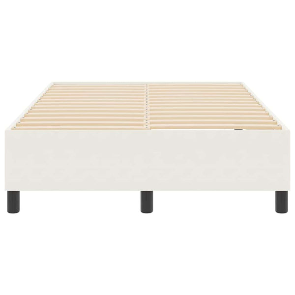 Creme Cord Plattformbett 120x190 cm