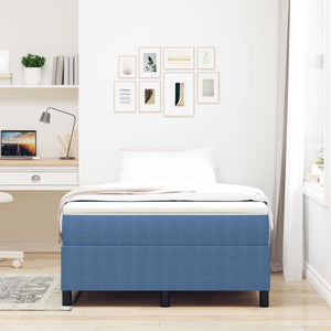 Bettgestell Blau 120x190 cm Cordstoff
