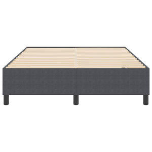 Plattformbettgestell Dunkelgrau 140x190 cm