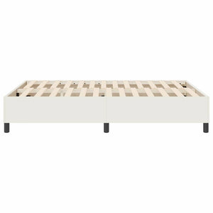 Creme Cord Plattformbett 140x190 cm