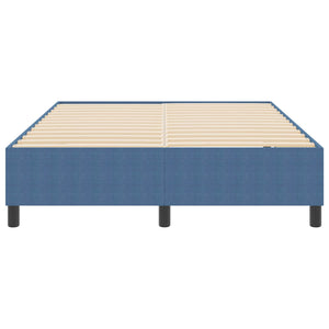 Bettgestell Blau 140x190 cm Cordstoff