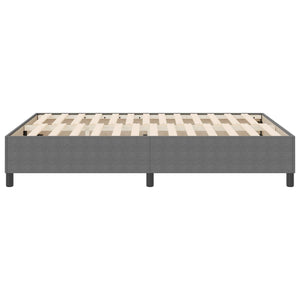 Plattformbett 140x200 cm Hellgrau Cordstoff