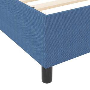 Bettgestell Blau 160x200 cm Cordstoff