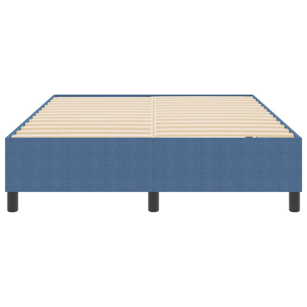 Bettgestell Blau 160x200 cm Cordstoff