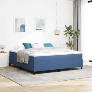 Plattformbettgestell Blau 180x200 cm Cordstoff