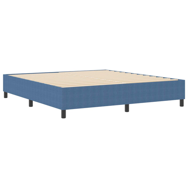 Plattformbettgestell Blau 180x200 cm Cordstoff