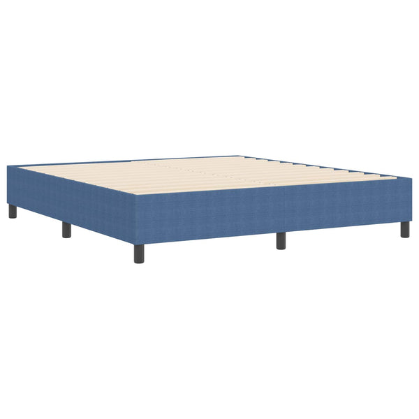 Plattformbettgestell Blau 180x200 cm Cordstoff