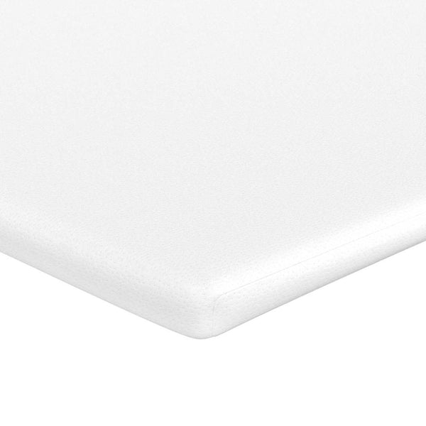 vidaXL Box Spring Bed Light Grey and White 120 x 190 cm Corduroy