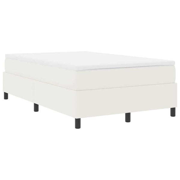 vidaXL Divan Bed Cream and White 120 x 190 cm Corduroy Fabric