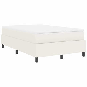 vidaXL Divan Bed Cream and White 120 x 190 cm Corduroy Fabric