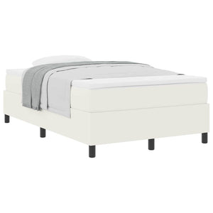 vidaXL Divan Bed Cream and White 120 x 190 cm Corduroy Fabric