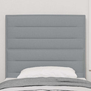 vidaXL Headboard Light Gray 80 cm Fabric
