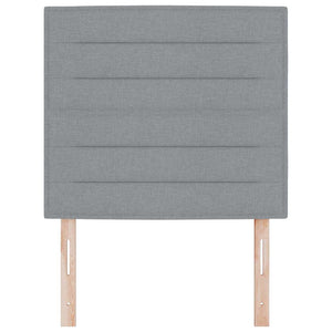 vidaXL Headboard Light Gray 80 cm Fabric