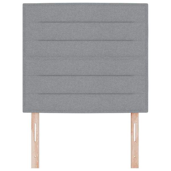 vidaXL Headboard Light Gray 80 cm Fabric