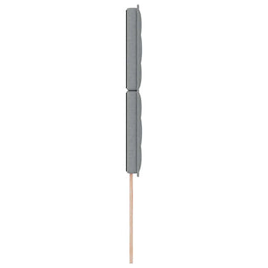 vidaXL Headboard Light Gray 80 cm Fabric