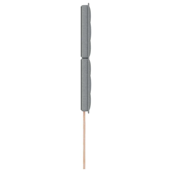 vidaXL Headboard Light Gray 80 cm Fabric