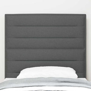 vidaXL Headboard Dark Grey 80 cm Fabric