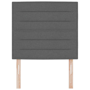 vidaXL Headboard Dark Grey 80 cm Fabric