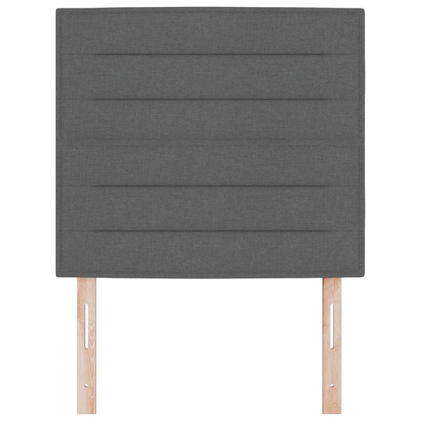 vidaXL Headboard Dark Grey 80 cm Fabric
