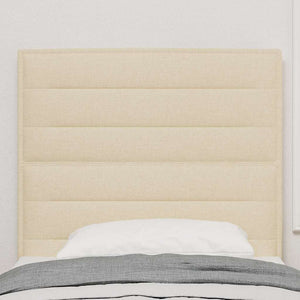 vidaXL Headboard Cream 80 cm Fabric